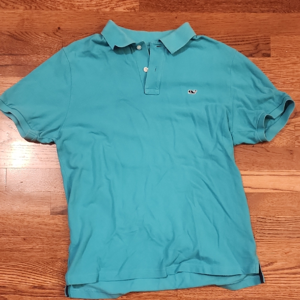 Vineyard Vines Aqua Polo Shirt